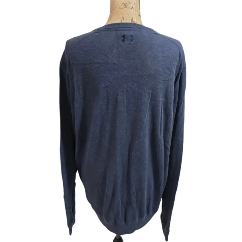 Under Armour Active Cozy Blue‎ Crewneck Sweater Men's Size XL